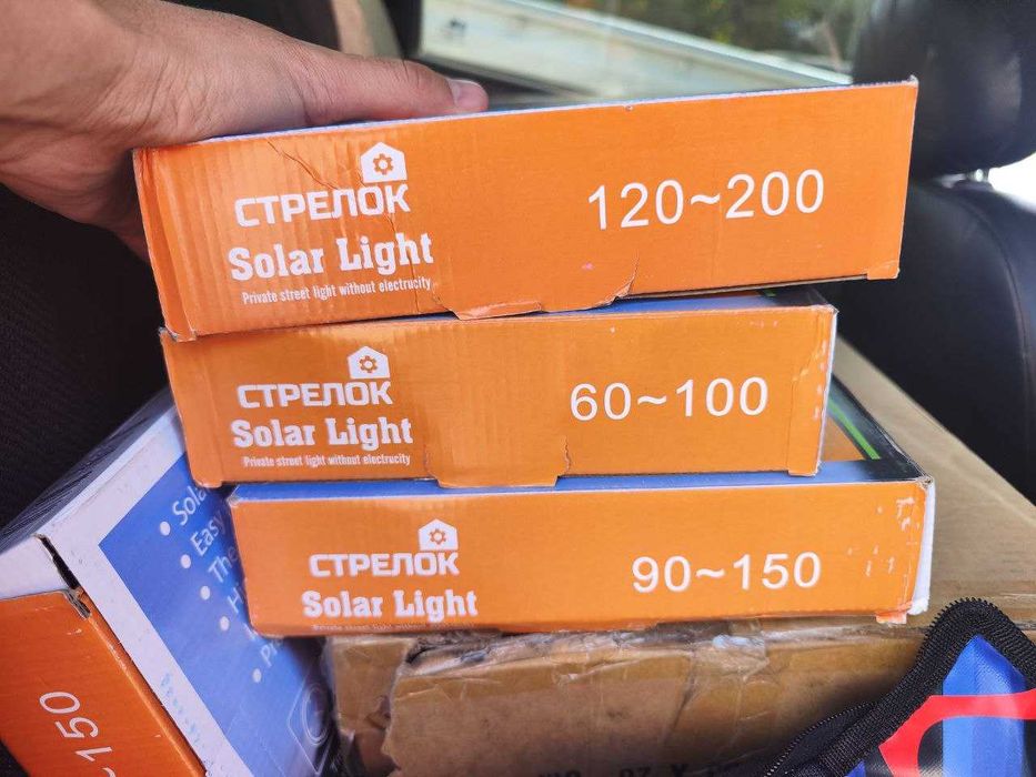 Quyosh nurlari bilan ishlovchi ko‘cha yoritgichlari RKU 100W/150W/200W