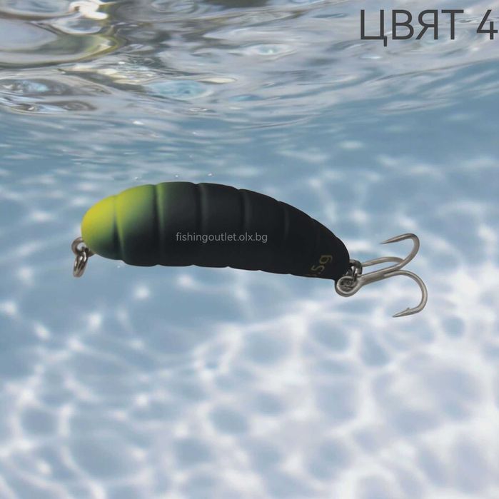 Микро воблери Okinwa - ларва на восъчен молец (КАМОЛА) - 3.5гр / 40мм