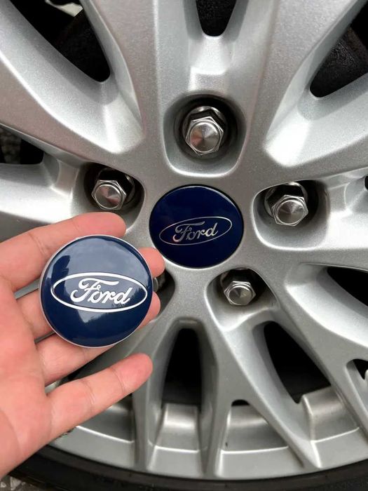 Капачки за джанти Форд 54мм и 60мм Сини