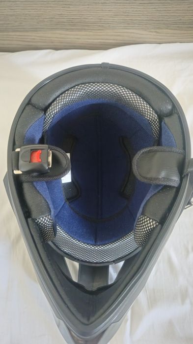 Casca mtb full face silvis, neagra, marine L (59-60cm)