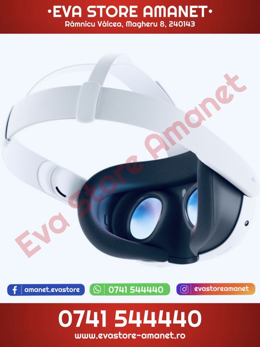 Ochelari VR META Oculus Quest 3 512GB 4K BT/WiFi 2064 x 2208