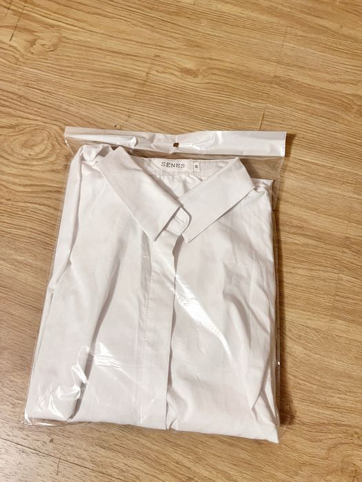 Camasa alba nou cu eticheta super material marime S