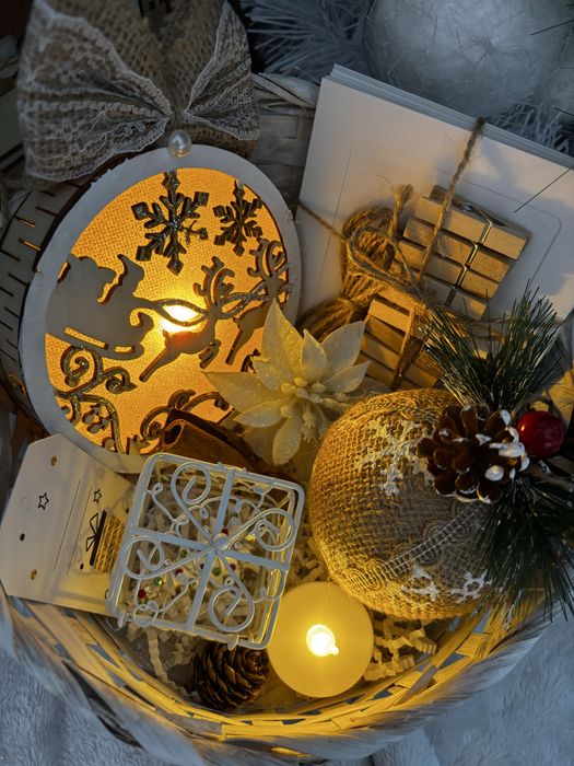 Коледна кошница handmade