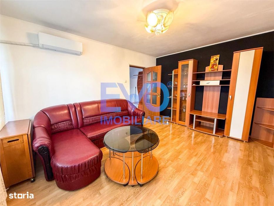 Apartament cu 2 camere, aer conditionat, geam la baie, zona Podu Ros