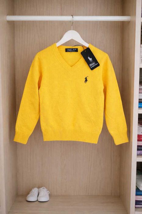 Пуловер поло 116-122р-р