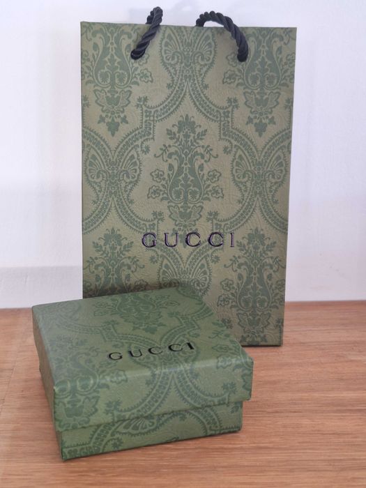 Gucci сребърни обеци с перли