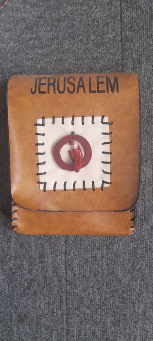 Gentuta adusa din  Jerusalem piele cămilă