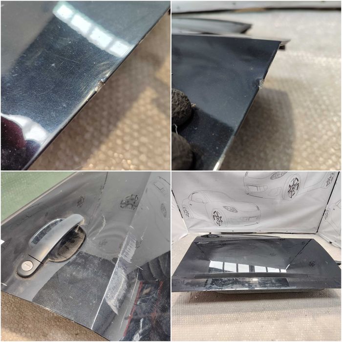 Ușă Față Dreaptă Seat Ibiza IV 6J, 6P Hatchback Negru Cod Culoare L8 / Z9Y 2013 / [2008-2017] / 6J4831056 (2D)