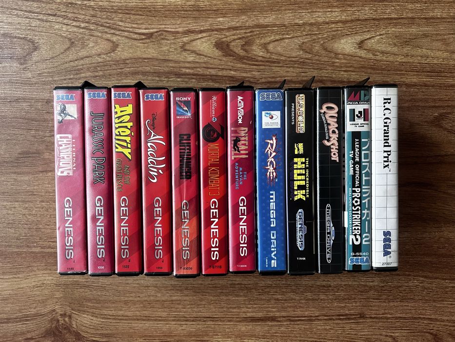 Оригинальные картриджы Sega