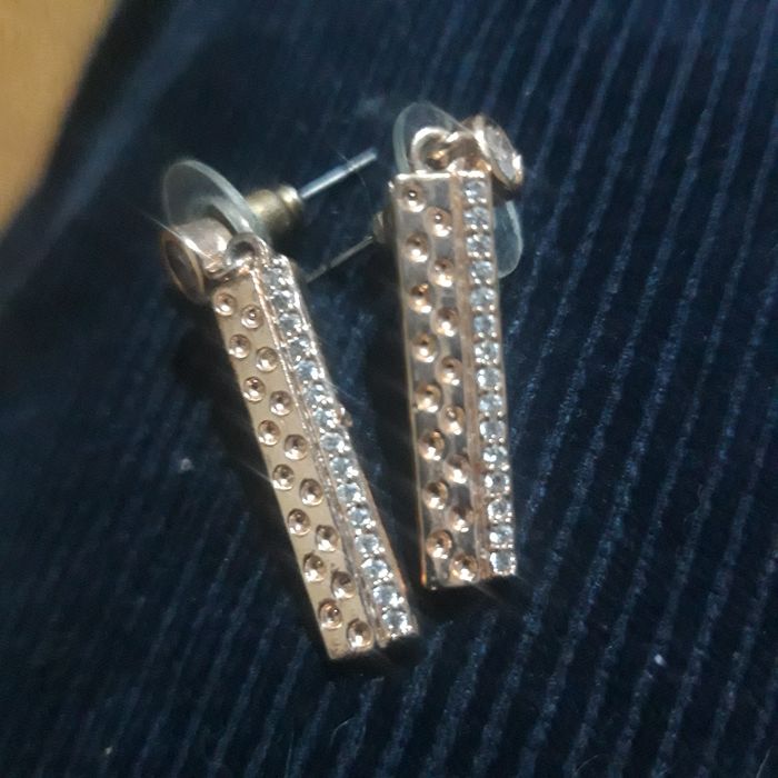 Продам серьги. Позалоченные