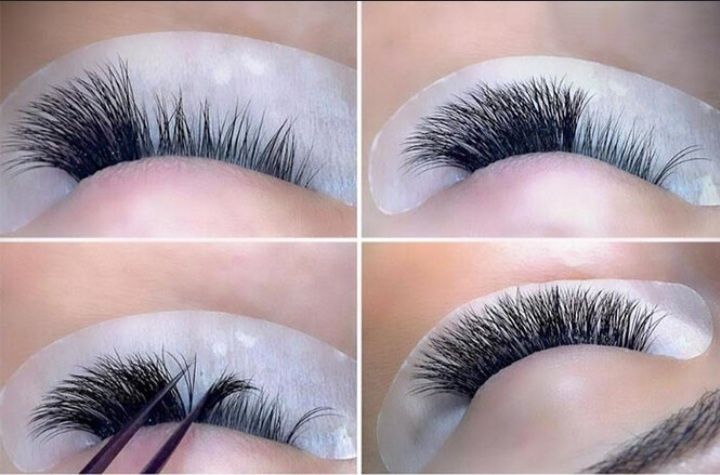 Как наращивают ресницы фото пошагово Как наращивают ресницы фото пошагово