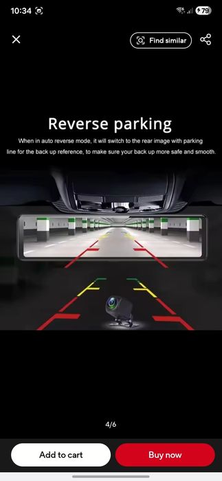 Oglinda camera auto 4k UHD