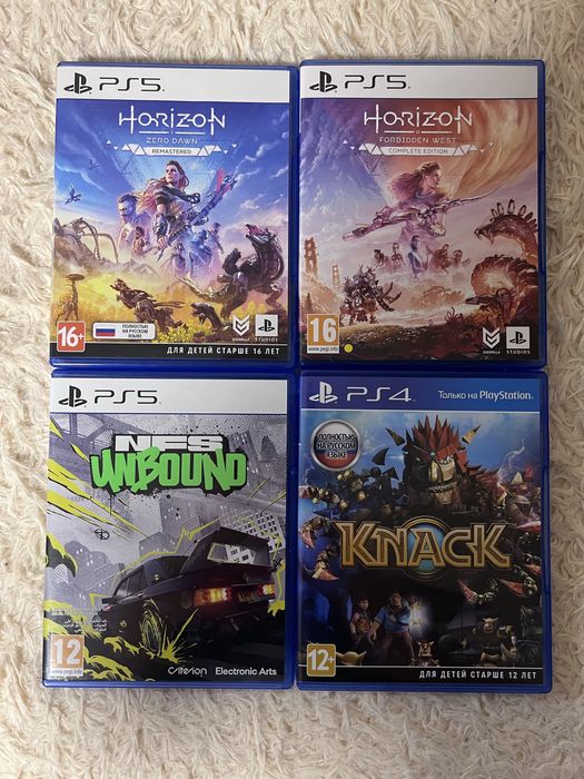 Продам игры на PS4-PS5 без обмена