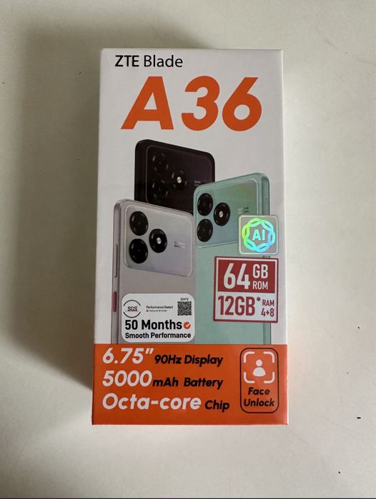 Новый ZTE blade a36