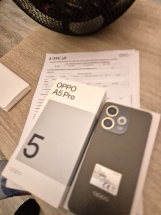 OPPO A5 Pro 5G 8GB/256GB, black/Brown Nou Garantie