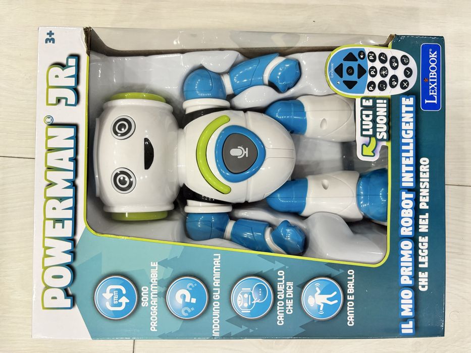 Lexibook Robot vorbitor Powerman Junior italiană