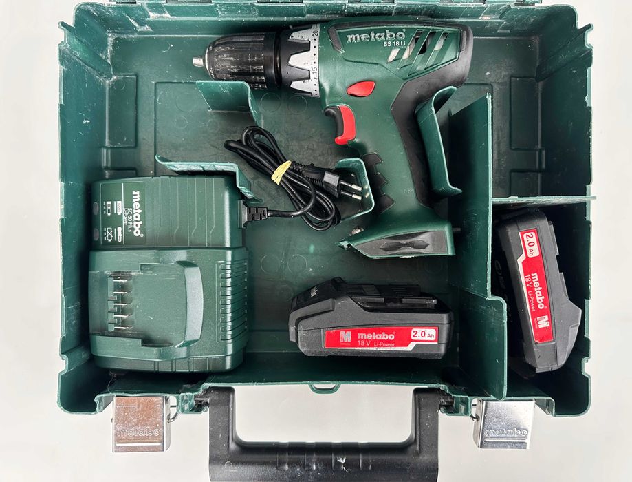 Metabo BS 18 Li - Акумулаторен винтоверт комплект!