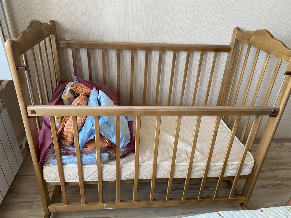 Детский манеж-кровать