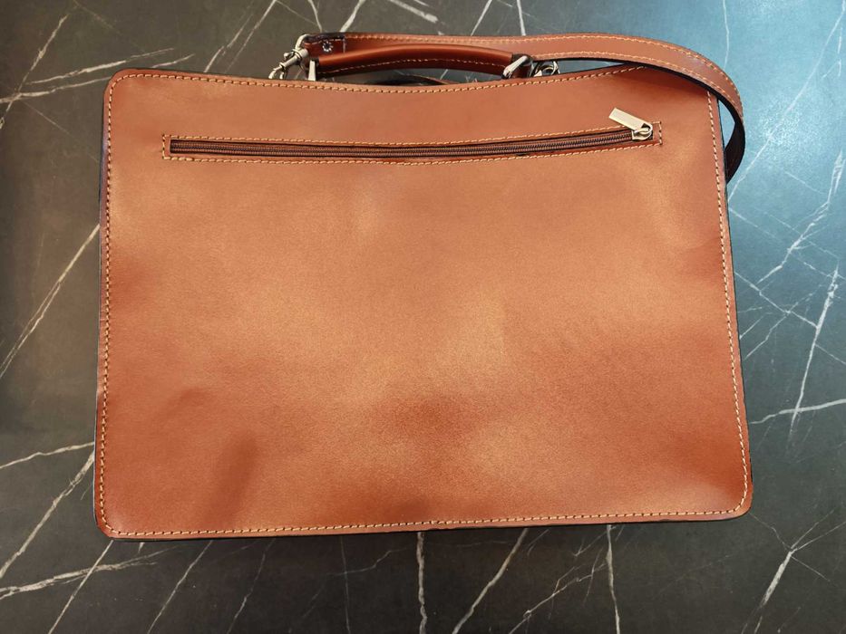 Мъжка чанта""VERA" , естествена кожа, нова!