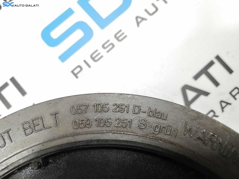 Fulie Rola Vibrochen Arbore Cotit Audi A8 D3 3.0 TDI ASB BNG 2003 - 2010 Cod 057105251D 057105251 [S0135]