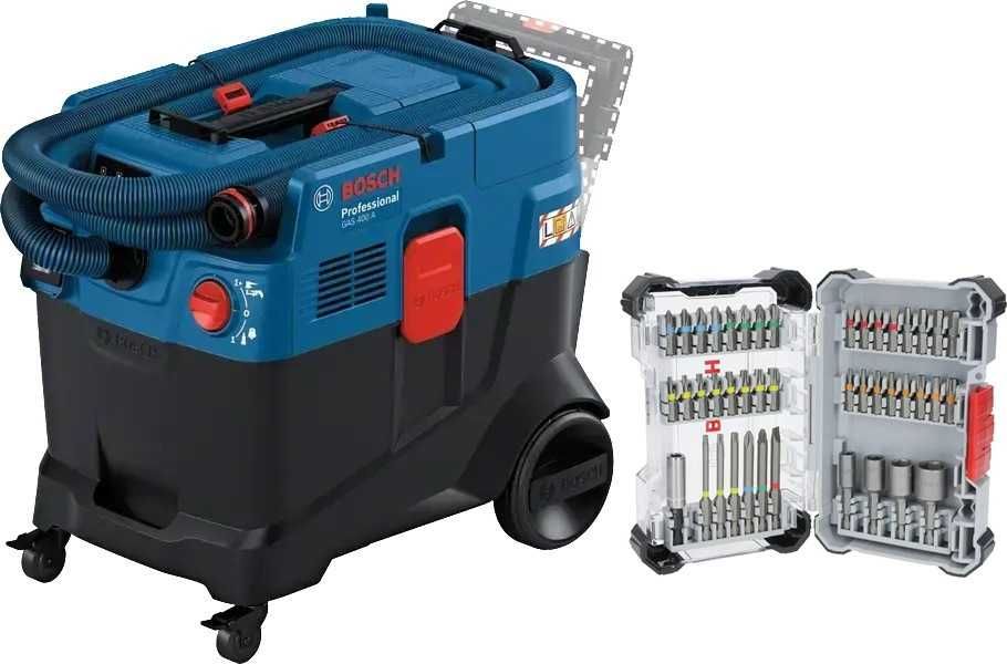 Промоция!Прахосмукачка за мокро/сухо прахоулавяне GAS 400 A Bosch