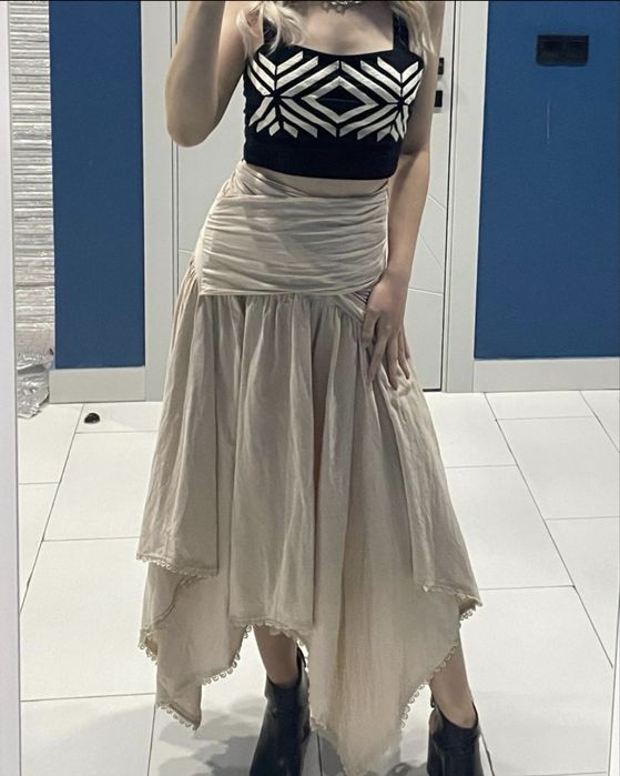 Юбка на завязках