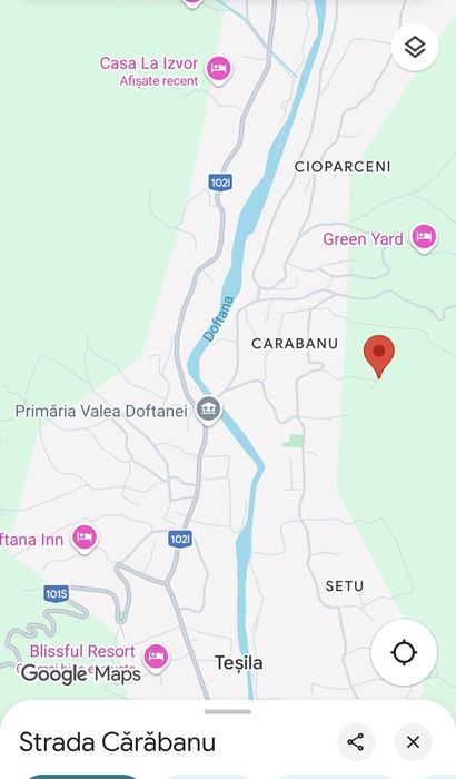 Vând 1200 mp  teren parcelabil in Valea Doftanei . Prahova