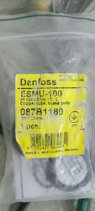 Danfoss pt 1000. Датчик температуры. Esmu 100