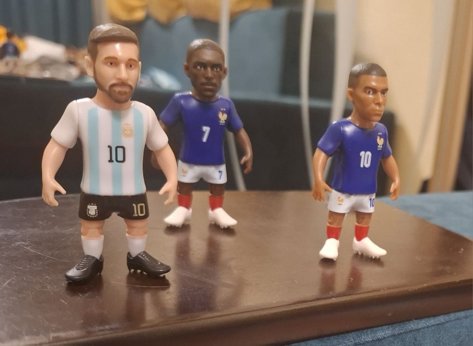 Figurine Messi,Mbappe,Dembele