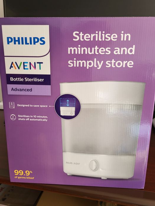 Sterilizator cu aburi pt biberoane, suzete, etc, Philips Avent