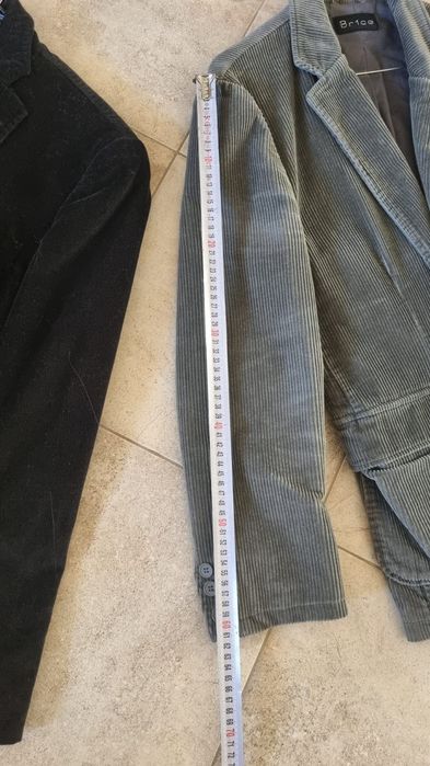 Haina Sacou barbati raiat gri și negru mărimea L