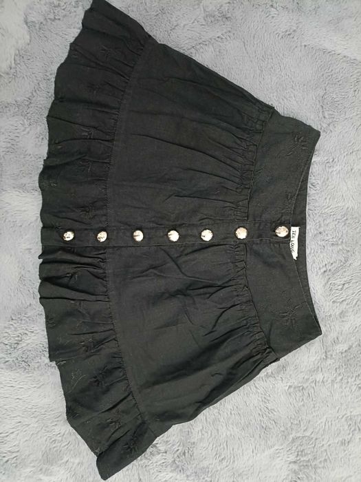 Fustă în nasturi argintii, livrare gratuită