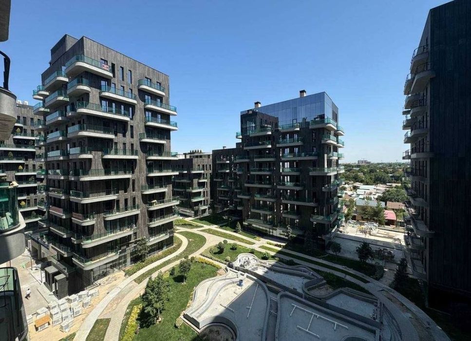 3х комнатная видом во двор 111м² этаж 3/12 укомплектована ЖК Parkwood