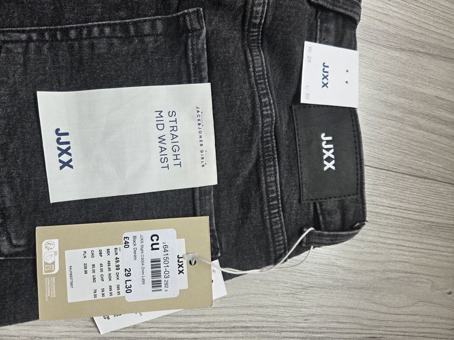 Дамски дънки JJXX W29/L30 черни/ нови