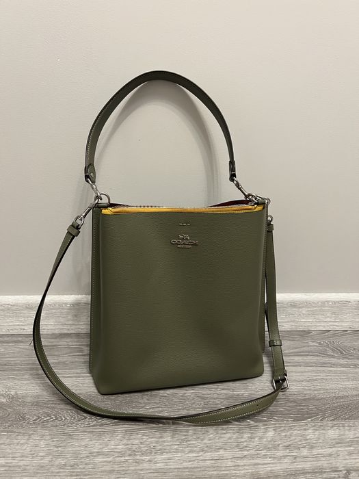 Кожаная сумка Coach