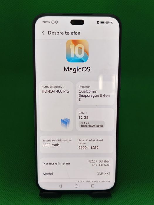 Honor 400 Pro 512GB 89cicluri * Garantie * Buy Back