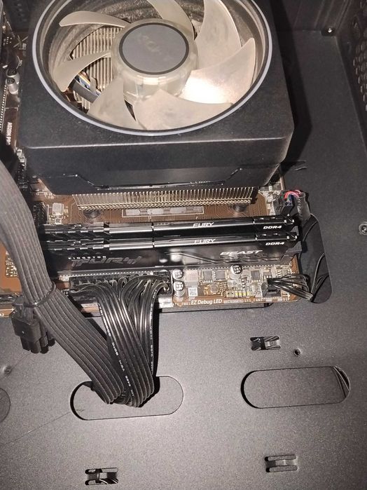 Оперативна памет Kingston Fury Beast Black - 16GB (2x8GB), DDR4, 3200MHz