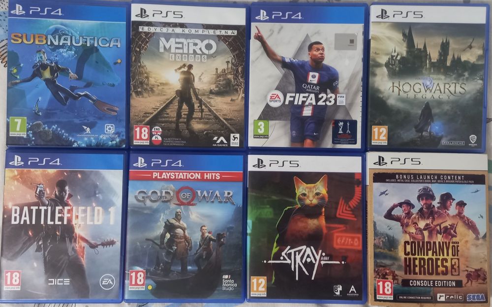 Игры на Ps4 и Ps5