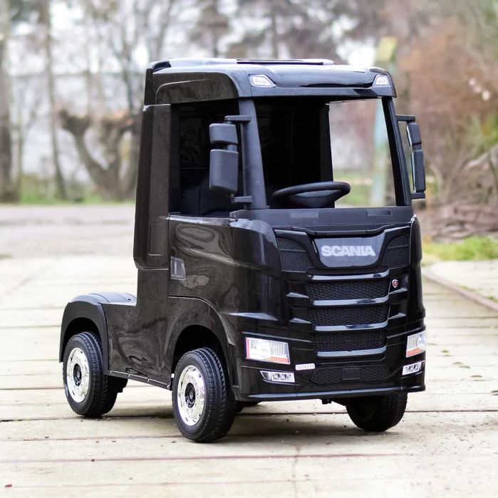 Camion electric pentru copii SCANIA R-SERIES 4x4 180W 12V 14Ah PREMIUM