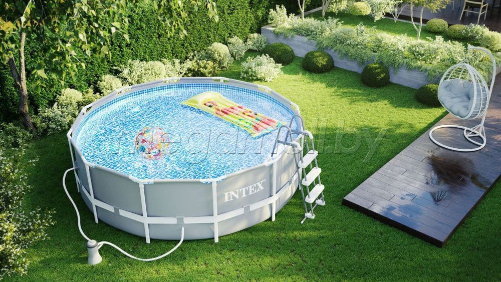 каркасный бассейн INTEX BASEYN стойка бассейн  366×99 stoyka basseyn