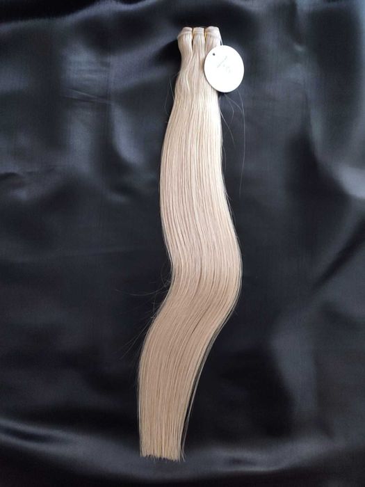 100% естествена, висококачествена коса за удължаване/есктеншъни, 55см