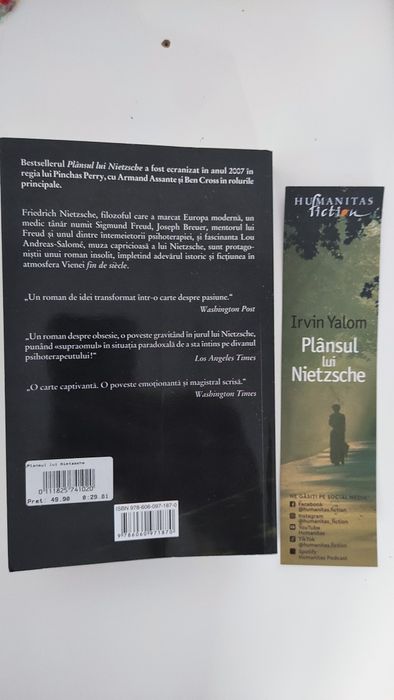 Carte: Plansul lui Nietsche (Irvin Yalom)