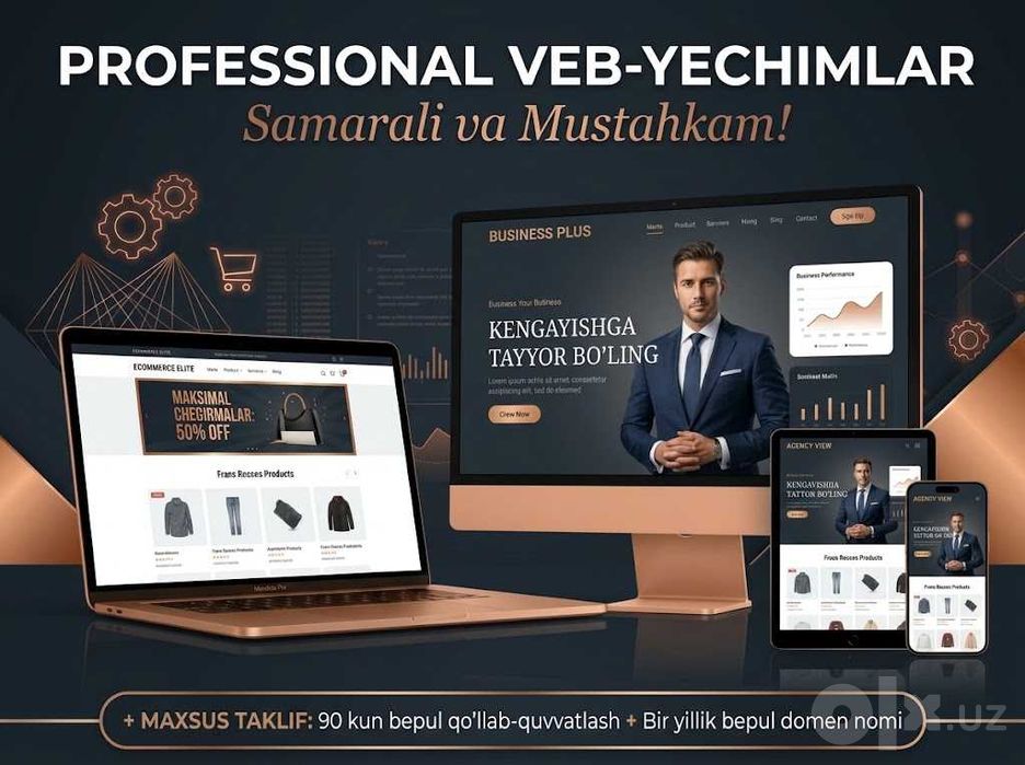 Создание сайтов | Sayt yaratish | SEO xizmatlari | Google & Yandex