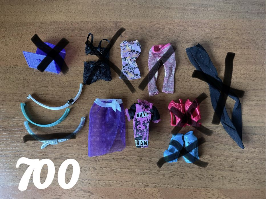 Одежда и обувь для кукол монстер хай monster high