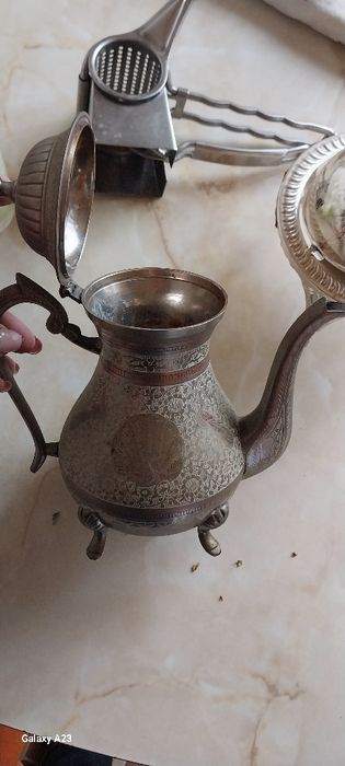 Чайник мельхиоровый