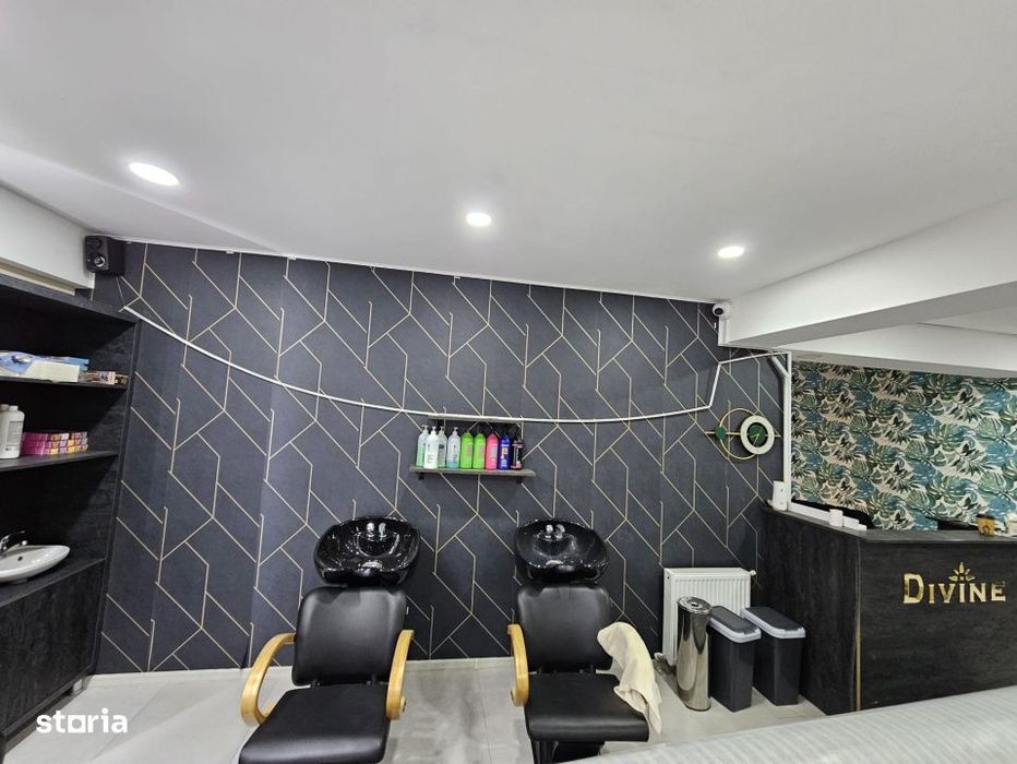 Spatiu comercial, 102 mp, salon de infrumusetare complet echipat