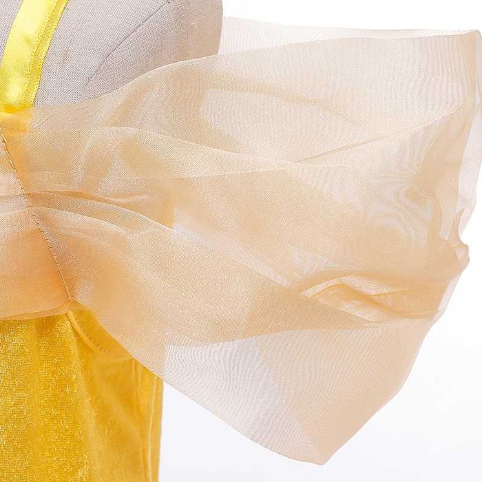 Рокля костюм на принцеса Бел от Красавицата и Звяра + ПОДАРЪК КОРОНКА