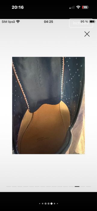 Pantofi Santoni superbi