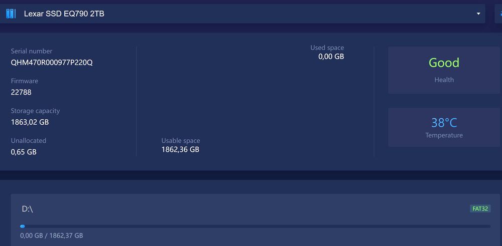 Памет SSD 2TB, Lexar NM790, NVMe, M.2 (2280) Heatsink