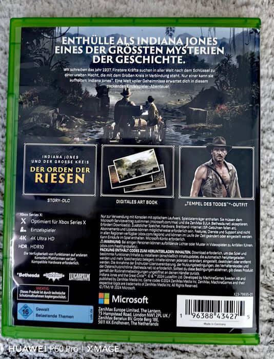 Indiana Jones and The great circule , Xbox series x